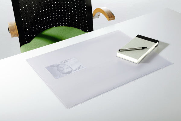 Durable Schreibtischunterlage – 530 × 400 mm, Kunststoff, transparent