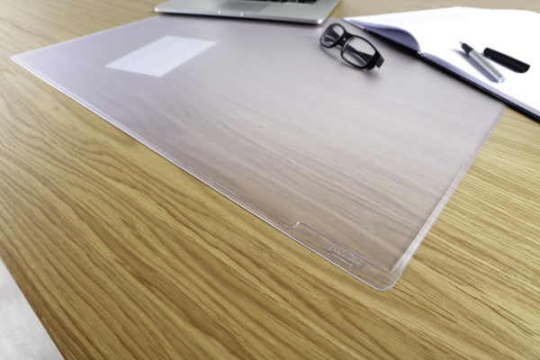 Durable Schreibtischunterlage – 530 × 400 mm, Kunststoff, transparent
