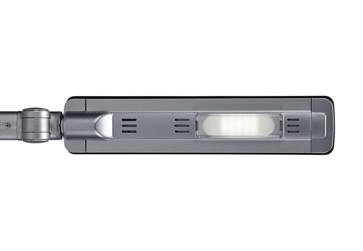 MAUL LED-Tischleuchte – USB, 7-stufig dimmbar – 6500 K – 430 lm 6 W – Silber