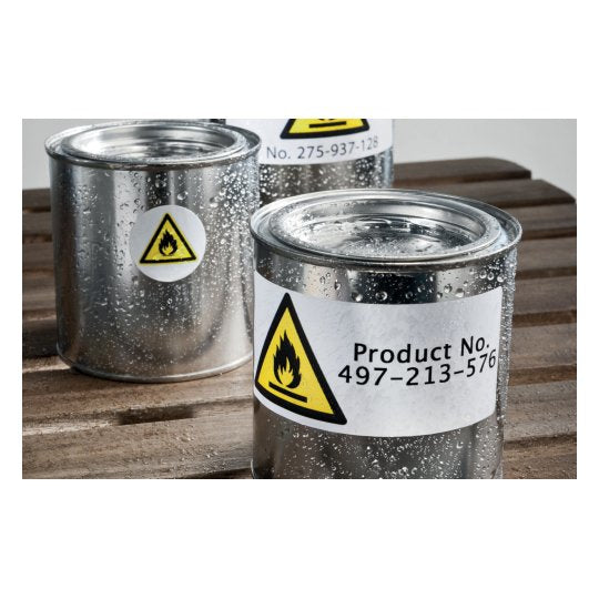 Avery L4773-100 – Etiketten A4 64 × 34 mm – Polyester – permanent haftend – Laser – 24/Blatt, 100 Blätter