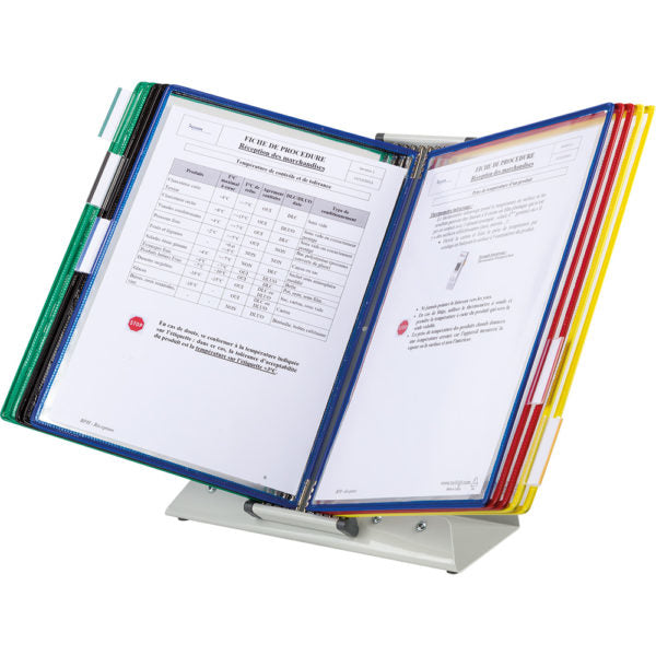 Tarifold Stehsammler – für Format A4, Metall, mehrfarbig