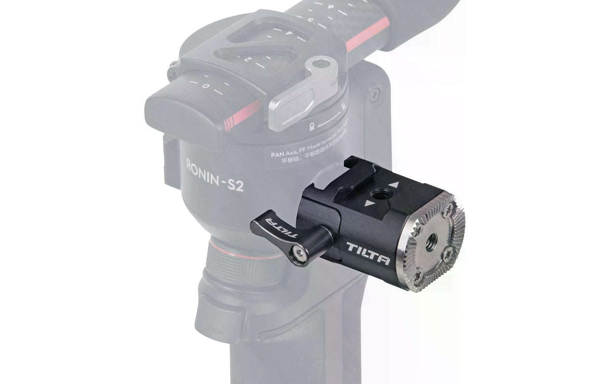 Tilta TGA-NRA-L Rosetten-Adapter (links, 114,3 × 50,8 × 177,8 mm) – für DJI RS2, RSC2, RS3 und andere – Schwarz