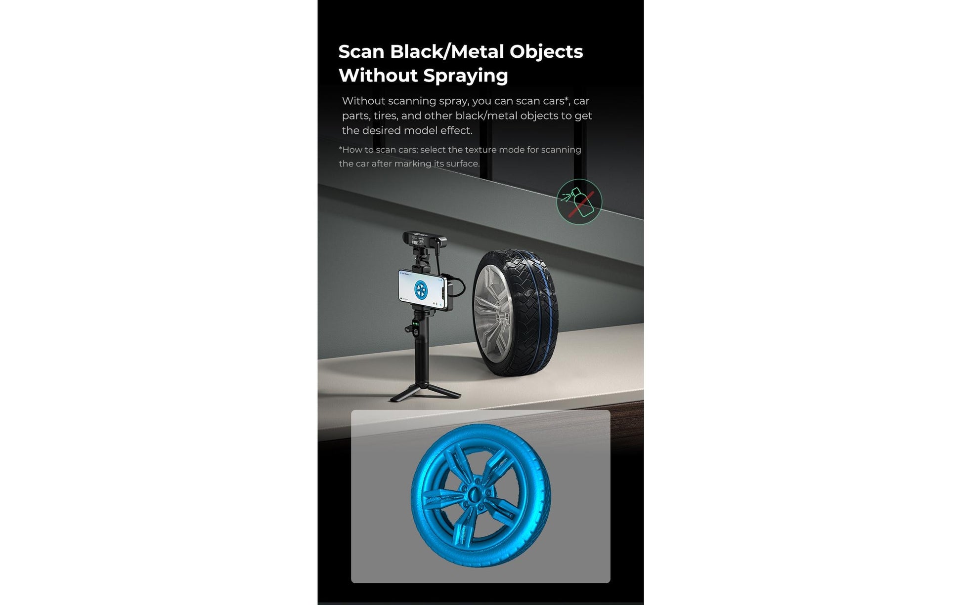 Creality 3D Creality Scan Ferret Pro – 3D-Scanner, 0,1 mm Präzision, Wi‑Fi 6, für iOS, macOS, Windows u. a.