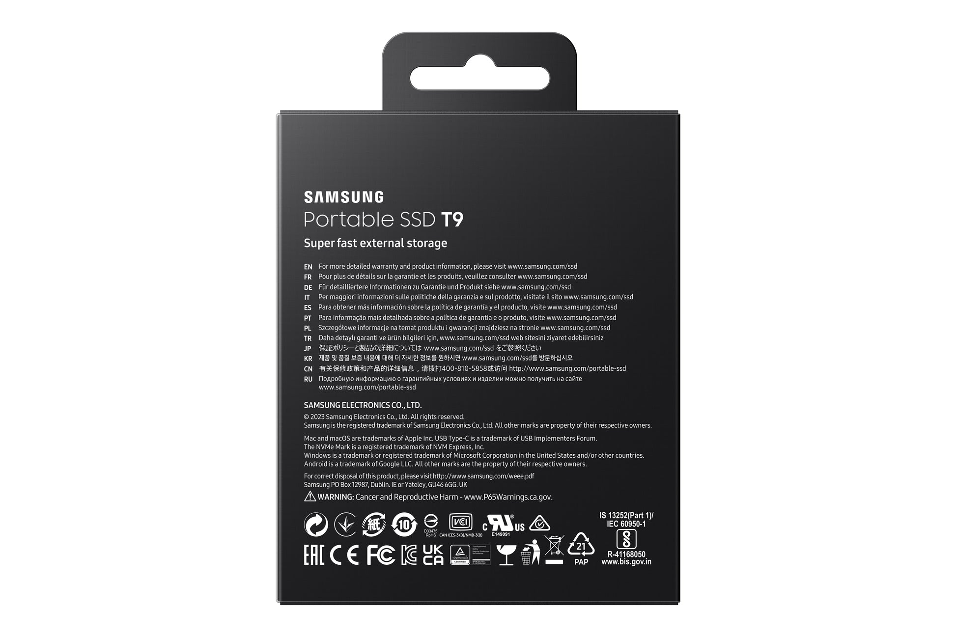 Samsung MU-PG1T0B Speichergerät – 1 TB, USB 3.2 Gen 2 Typ-C, NVMe