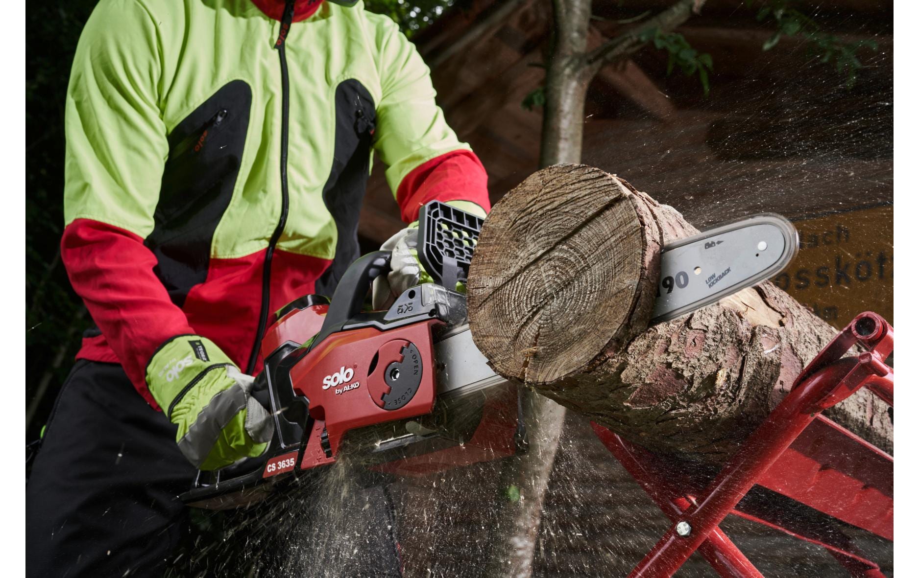 Solo by al-ko CS 3640 Akku-Kettensäge – 36 V – Schwertlänge 40 cm – Solo – AL-KO ENERGY FLEX