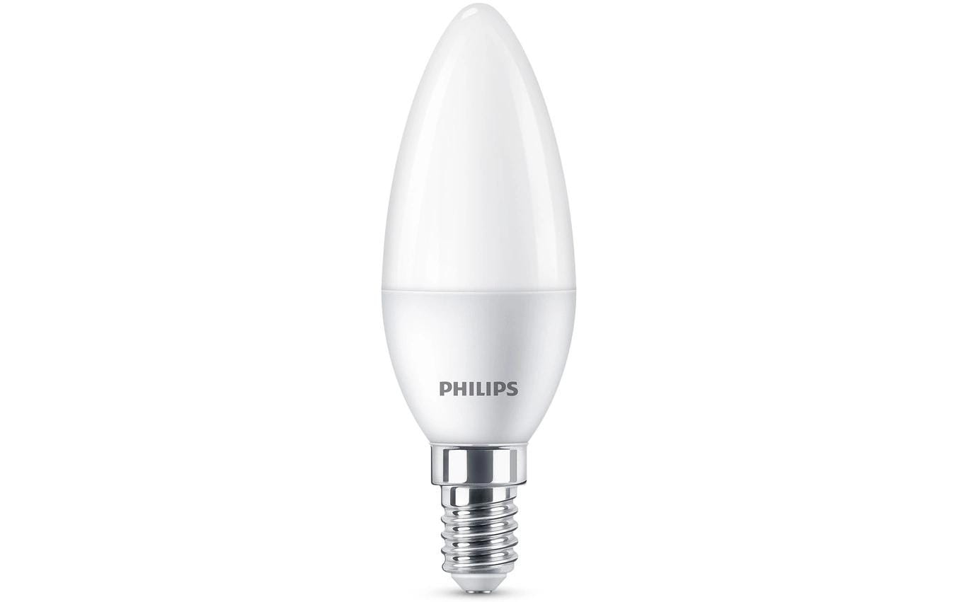 Philips by Signify Philips LED-Leuchtmittel E14 B35 – Warmweiss 2700 K, 470 lm, 4,9 W – 3 Stk.