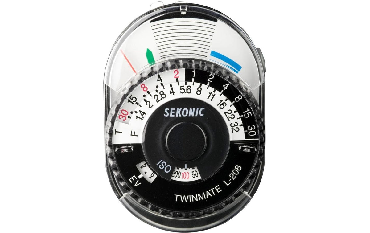 Sekonic Twinmate L-208 Belichtungsmesser – Silizium-Fotodiode, CR2032 – für Universal