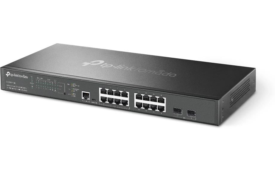 TP-Link SG3218XP-M2 – Managed Switch – 16×2.5G, 2×10G SFP+, L2+, PoE+ 240 W, 1U