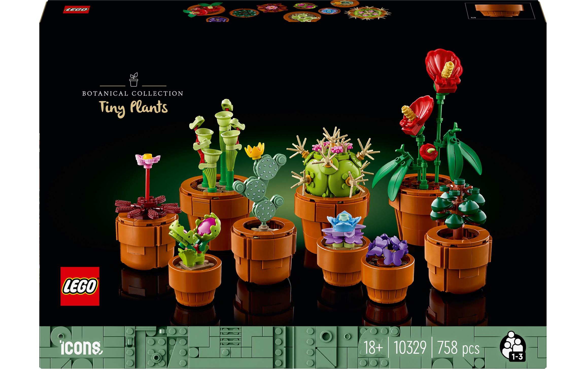 LEGO Botanicals Collection 10329 Bauset – Mini Pflanzen – 758 Teile – ab 18 Jahren