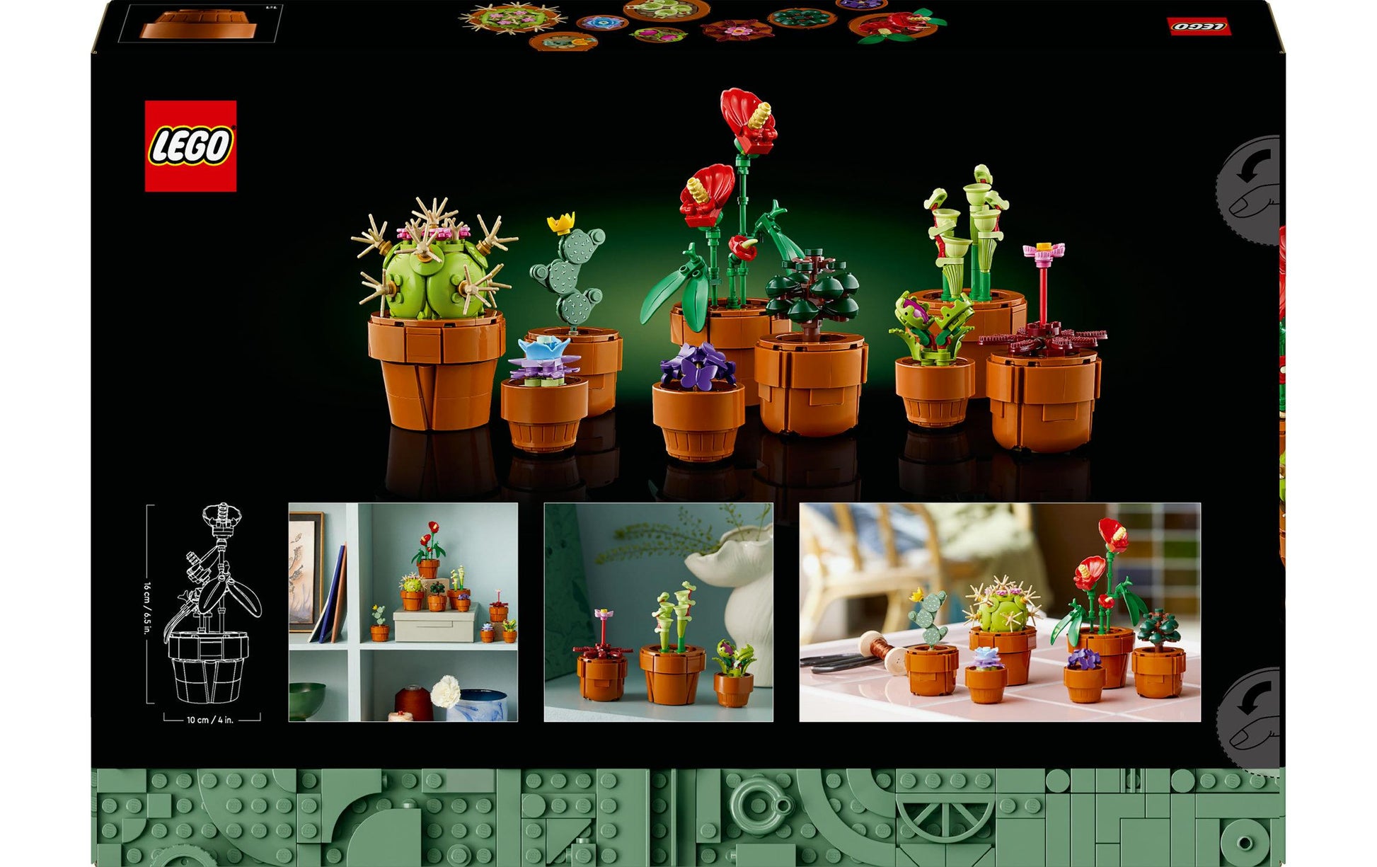 LEGO Botanicals Collection 10329 Bauset – Mini Pflanzen – 758 Teile – ab 18 Jahren