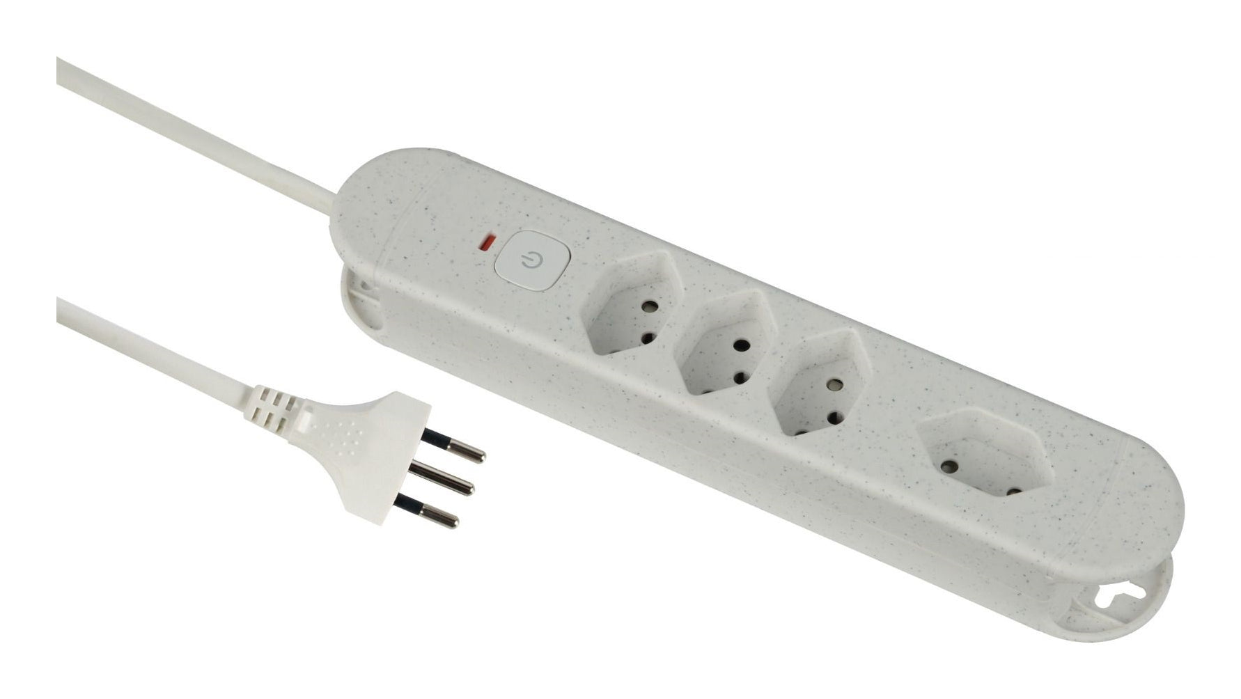 M. Schönenberger Schönenberger ReLife – Steckdosenleiste, 4× T13, 2× USB‑A + 1× USB‑C, 1,8 m