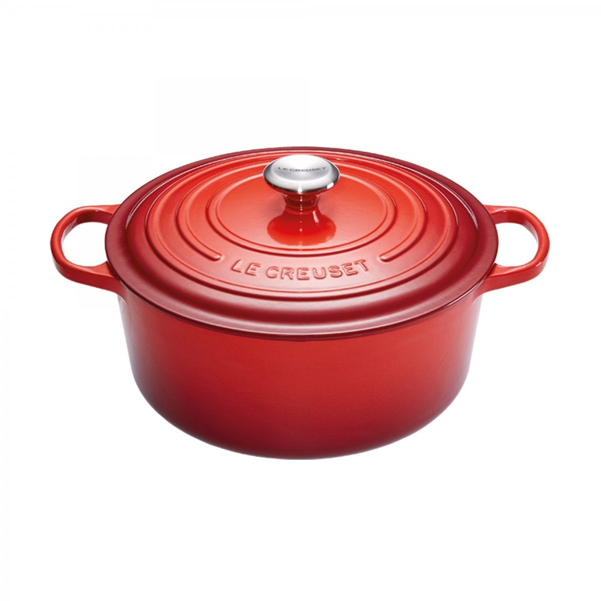 Le Creuset Fonduepfanne Signature – Ø 30 cm, Gusseisen, Rot