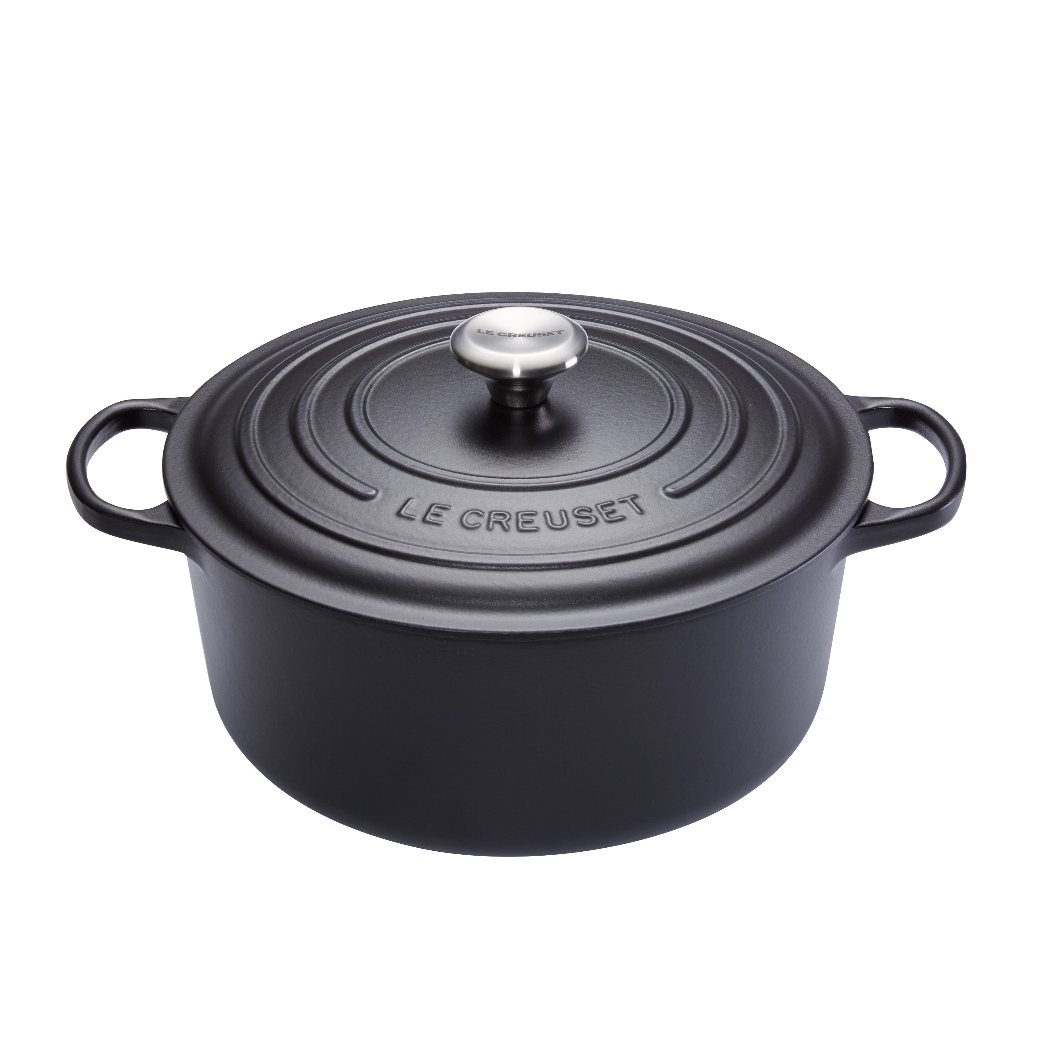Le Creuset Kochtopf Signature – 5,3 l, Ø 26 cm, Gusseisen, Emaille, für Induktion, Gas, Glaskeramik, 6 Personen