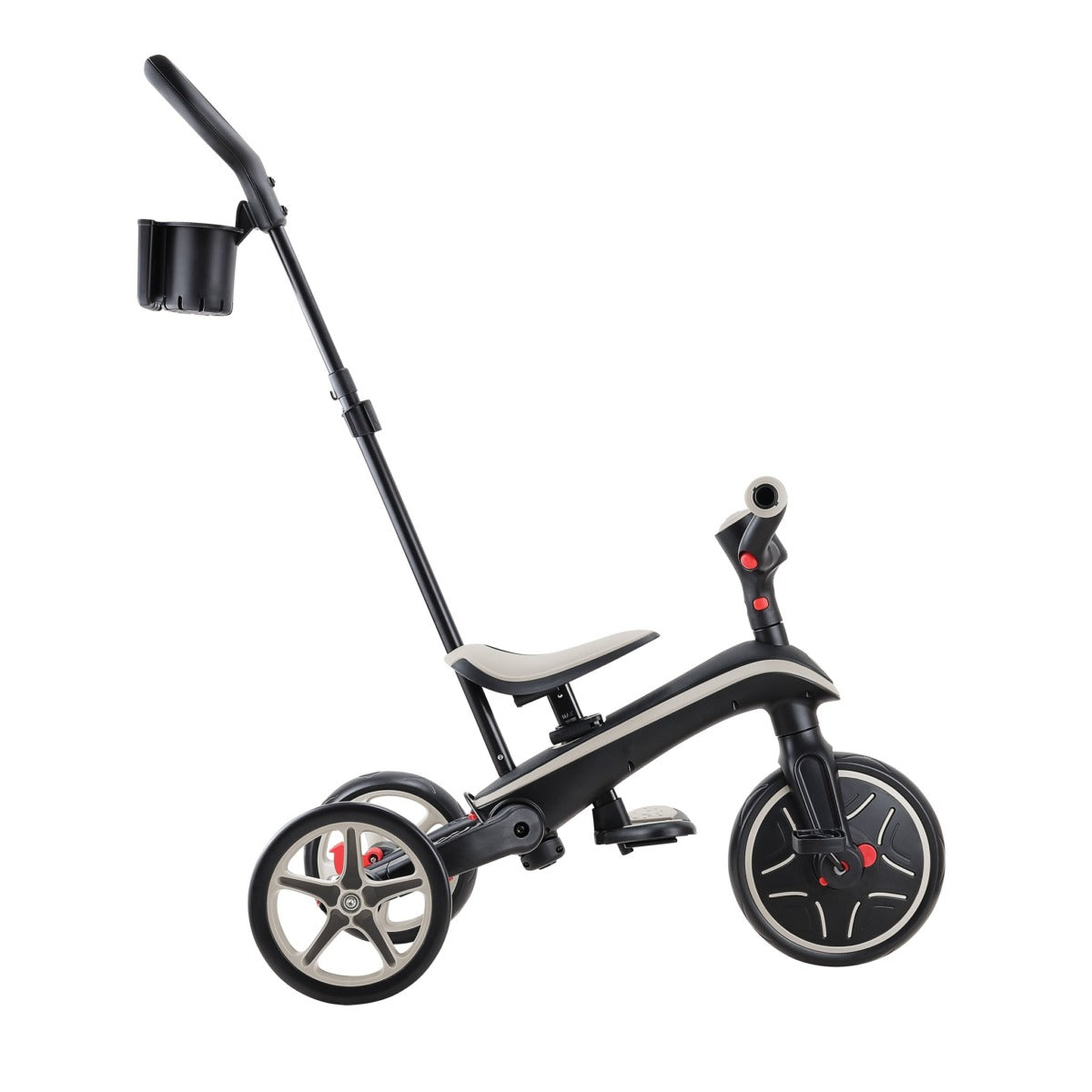 Globber Trike Explorer 4-in-1 Aufsitzlaufrad – faltbar, Pedal-Freilauf, Sonnendach – ab 10 Monaten – Plastik