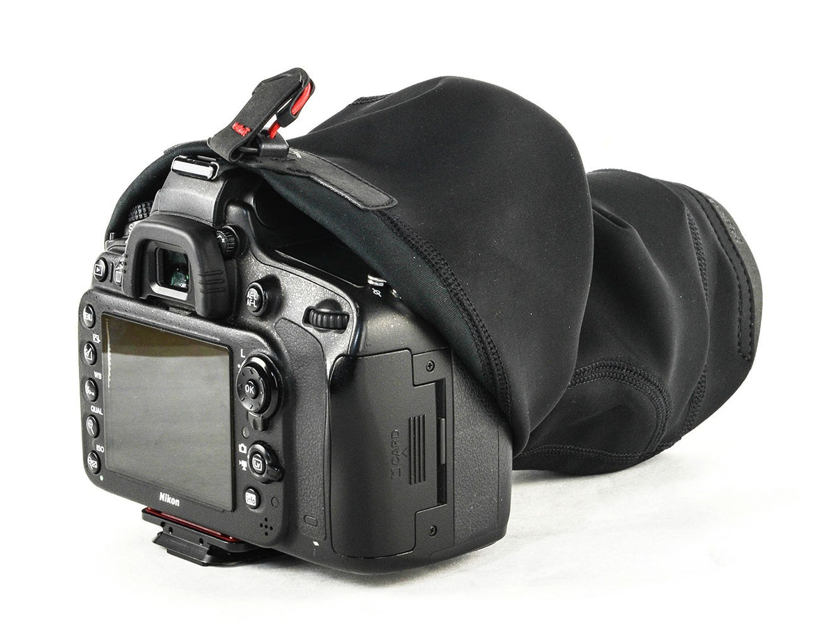 Peak Design Shell Large Slim Case – Nylon, 70 × 175 × 270 mm, 150 g – für Nikon DSLR – Schwarz