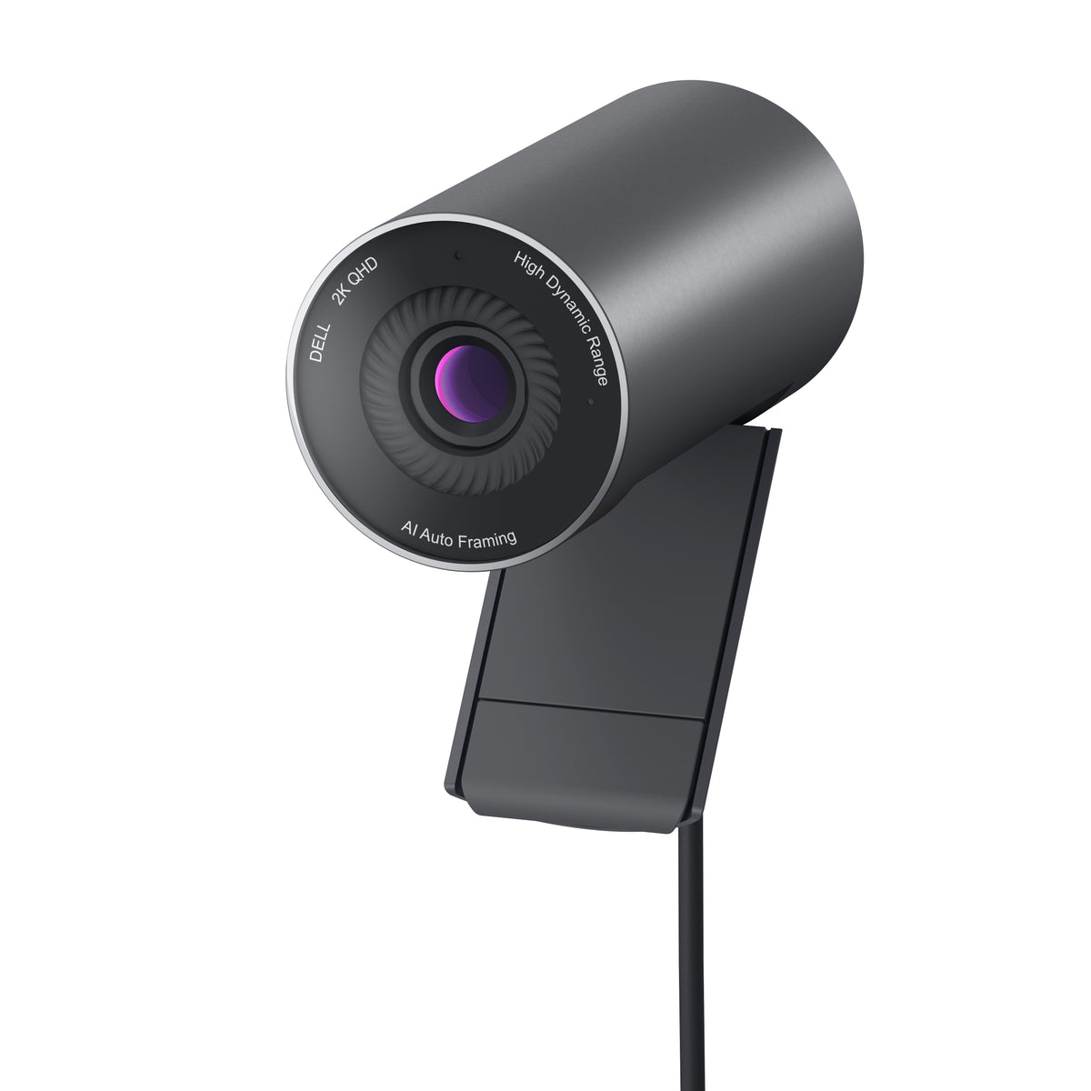 DELL WB5023 Webcam – 2K, 60 fps, Autofokus, USB 2.0, Sichtschutz – Schwarz