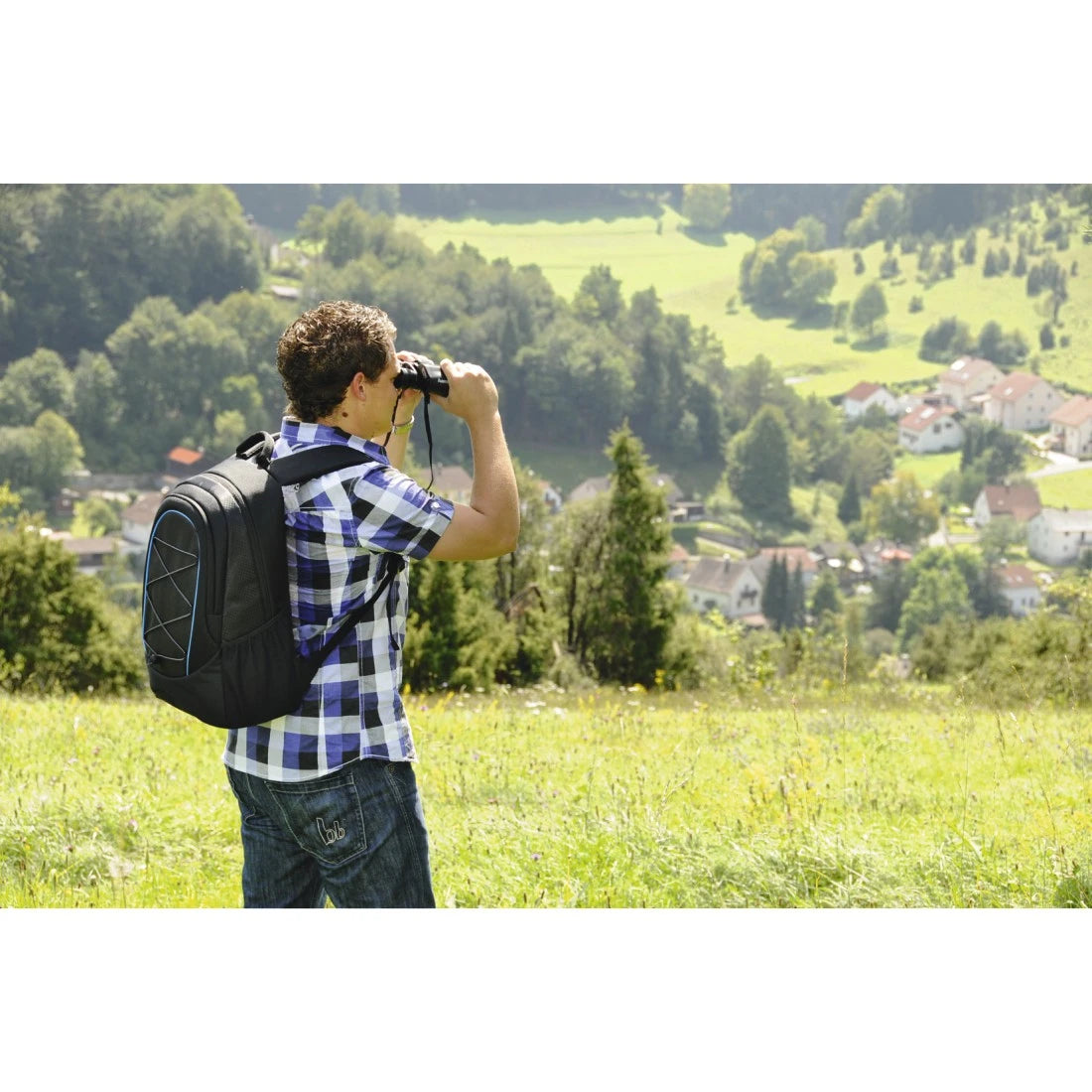 Hama Kompaktfernglas – 10×50 mm, schwarz