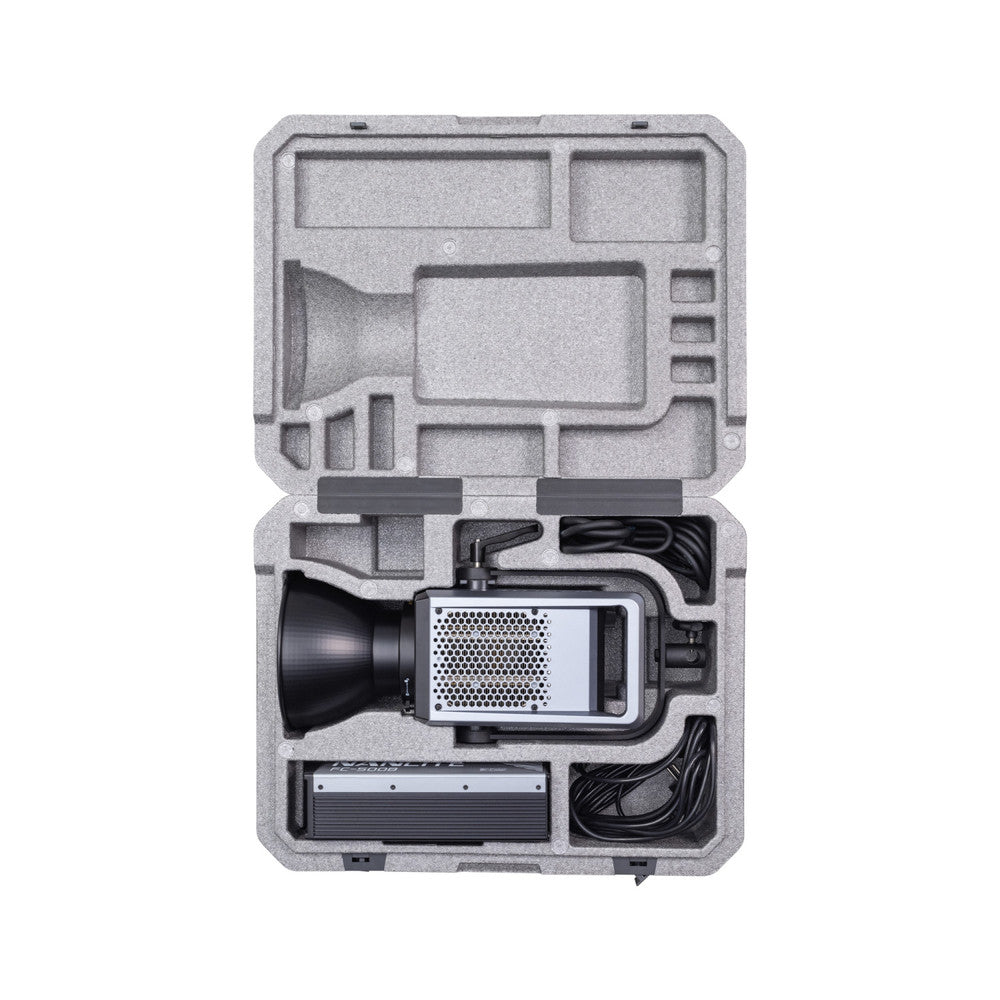 Nanlite Arbeitsleuchte FC-500B – 500 W, 2700–6500 K, dimmbar, Bluetooth, RF, DMX/RDM – Schwarz