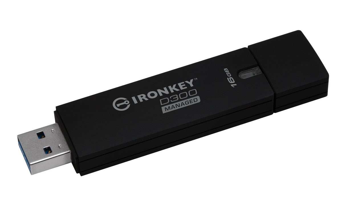 Kingston Technology Kingston IronKey D300M – 16 GB, USB‑A (USB 3.2 Gen1), FIPS 140-2, IPX8