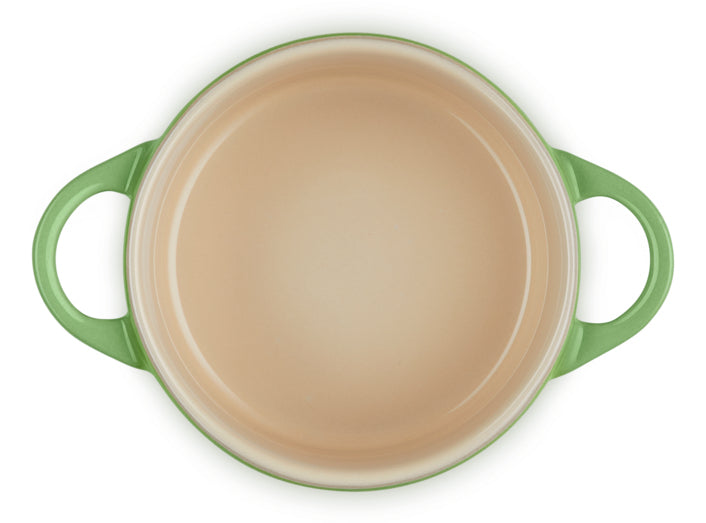 Le Creuset Kochtopf Mini Cocotte – 0,3 l, Ø 13,8 cm, Steingut, Emaille, Grün