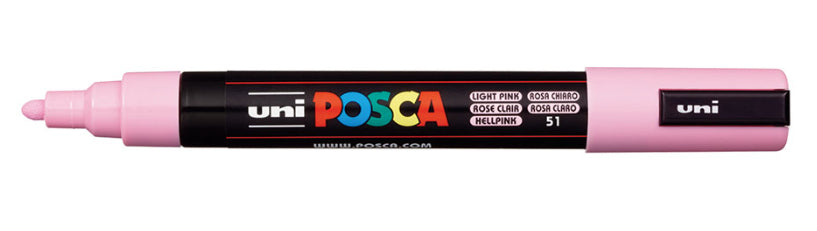 Uni-Ball Non-Permanent Marker – Rundspitze 1,8-2,5 mm – Hellrosa