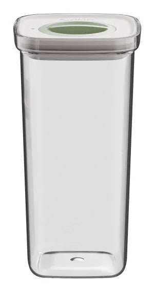 BergHOFF Vorratsdose 4,4 l, Kunststoff (SAN), transparent/grün, 5-teilig