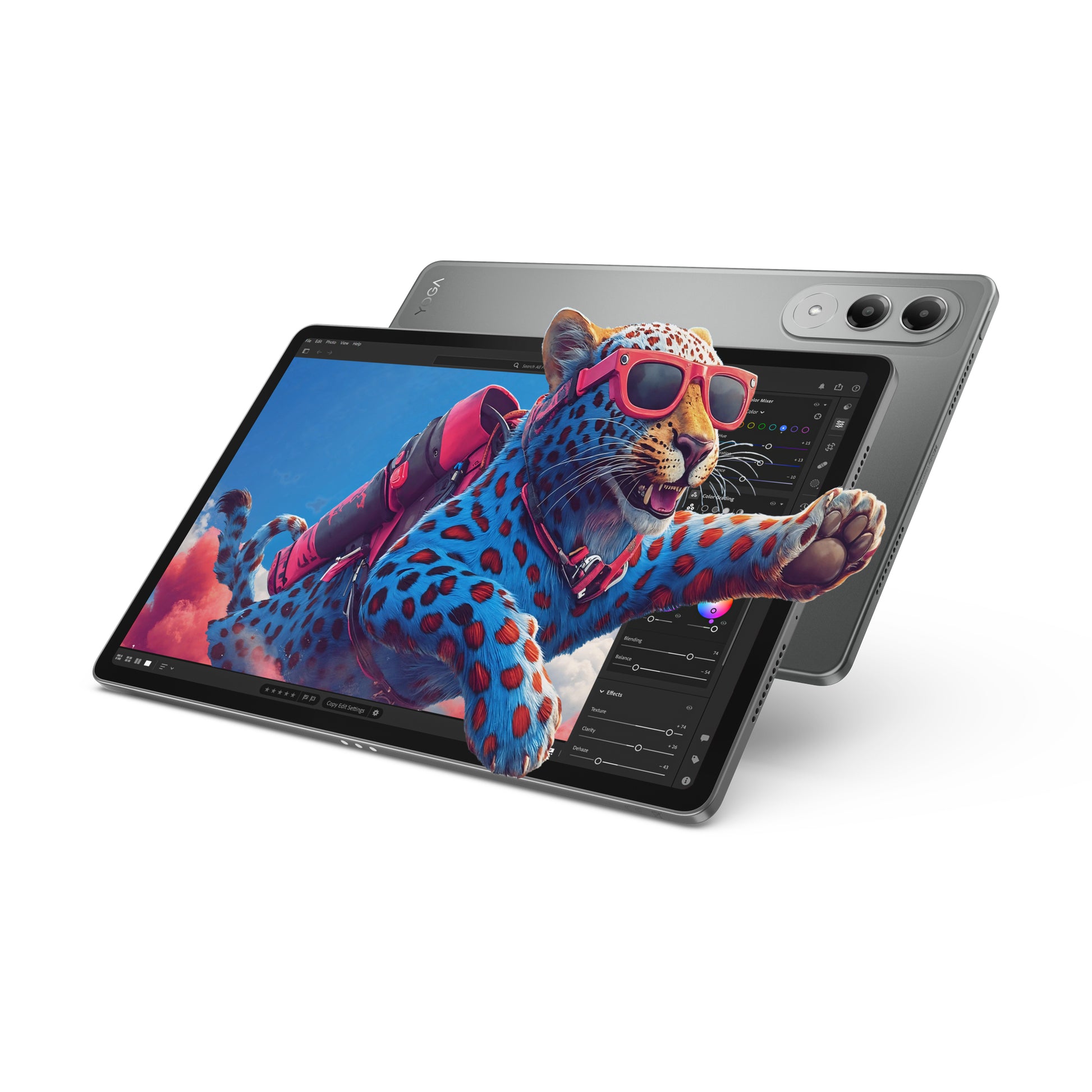 Lenovo Yoga Tab – 11,1", 256 GB, 12 GB RAM, Wi‑Fi, Grau, IP53