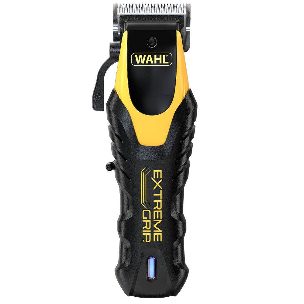 Wahl Haarschneider Extrem Grip Kabellos – Akku 120 min, 0,7–3 mm – Metall, Schwarz/Gelb