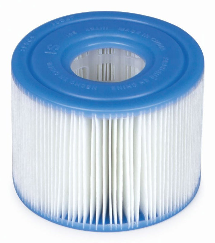 Intex Filterkartusche Pure Spa Ty S1 – rund, blau/weiss, für SPA 28404, 28424, 28422, 2 Stk.