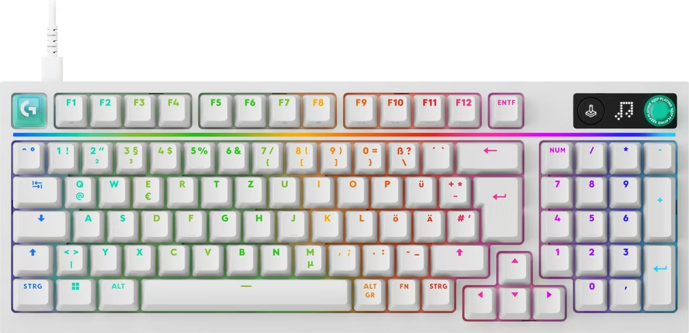 Logitech G316 X 75 – Tastatur 75% – ohne Ziffernblock – Weiss – QWERTZ (DE)