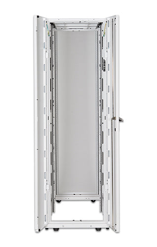 APC NetShelter SX – 19" Netzwerkschrank 48U, abschliessbar, 600 × 1070 × 2258 mm, weiss