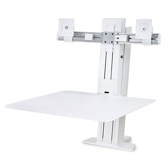 Ergotron WorkFit-SR – Monitorhalterung, Dual, Standfuss, bis 24", 11,4 kg, höhenverstellbar, neigbar