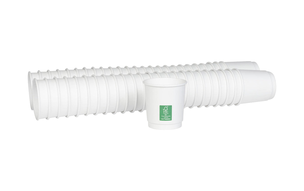 Furber. Becher, Papier – 1,2 dl – Weiss – FSC – 50 Stk.