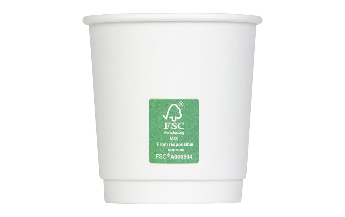 Furber. Becher, Papier – 1,2 dl – Weiss – FSC – 50 Stk.