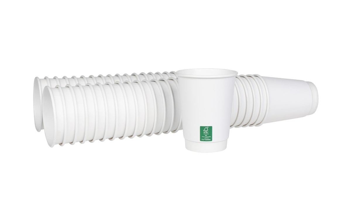 Furber. Furber Becher, Papier für Heissgetränke – 4 dl – FSC – 50 Stk.