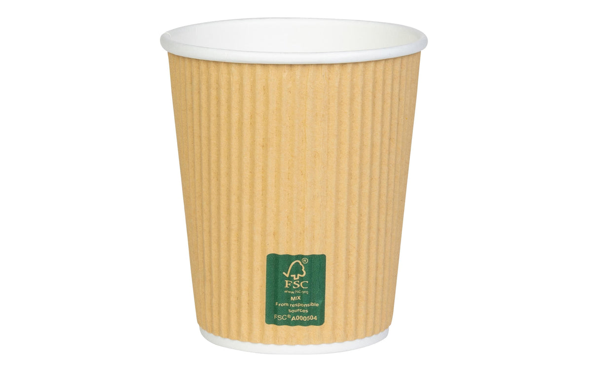 Furber. Furber Papierbecher, 2,7 dl – braun – FSC – 50 Stk.