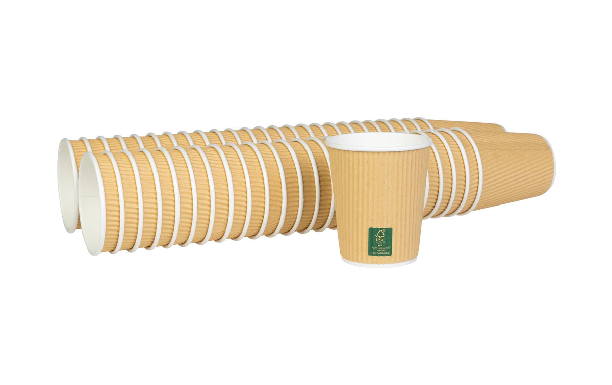 Furber. Furber Papierbecher, 2,7 dl – braun – FSC – 50 Stk.