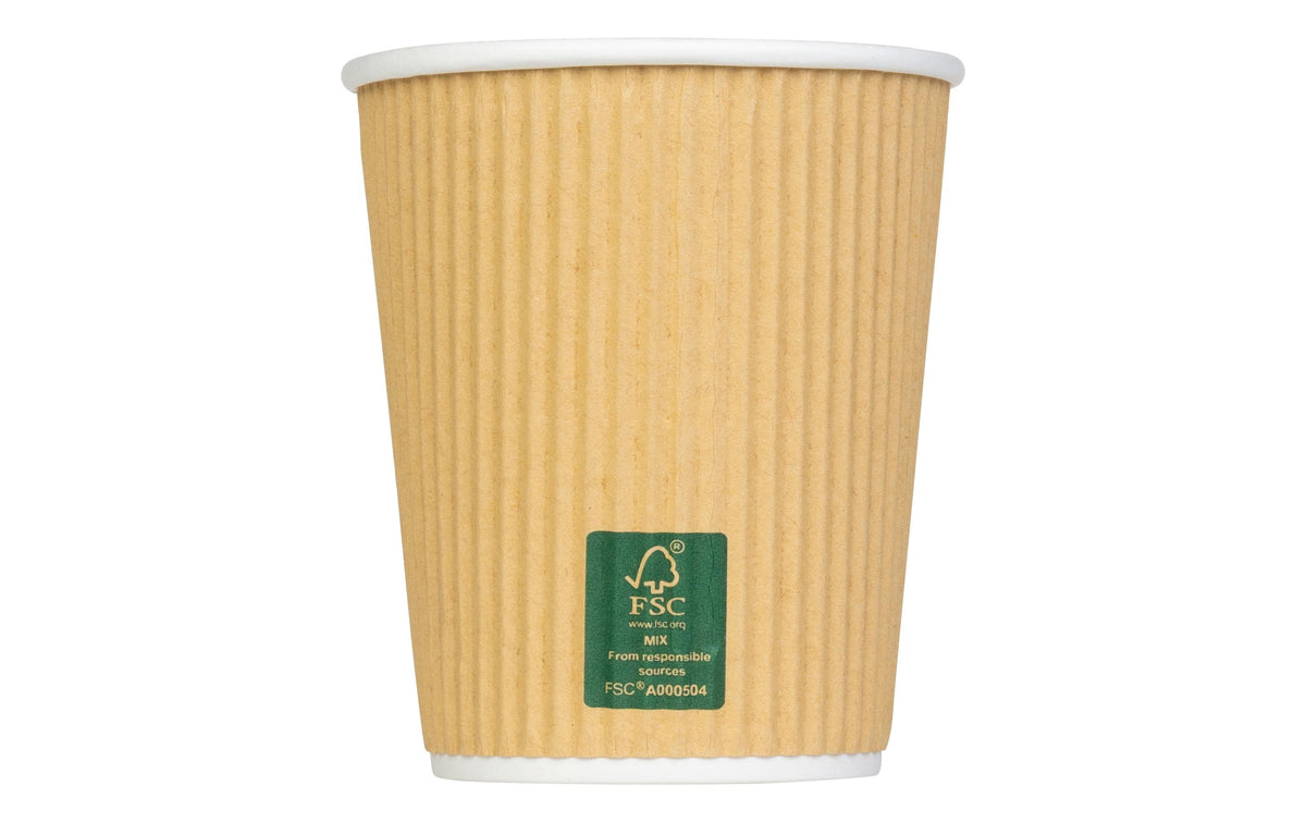 Furber. Furber Papierbecher, 2,7 dl – braun – FSC – 50 Stk.