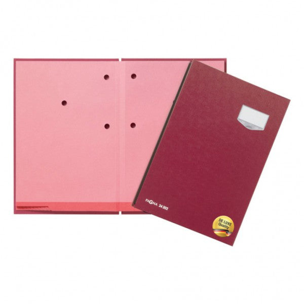 Pagna Sammelmappe für A4, Kunststoff, Rot
