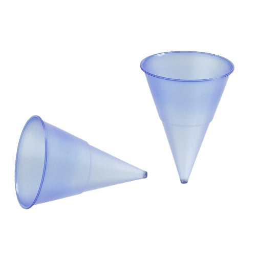 Papstar Spitzbecher PP, 115 ml – blau, für marktgängige Wasserspender – 1000 Stk.