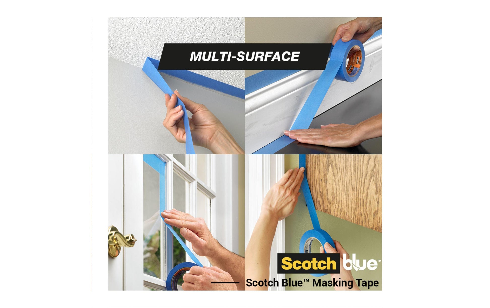 Scotch Malerband 2090, blau – 36 mm × 41 m, innen/aussen, UV-beständig, rückstandsfrei bis 14 Tage
