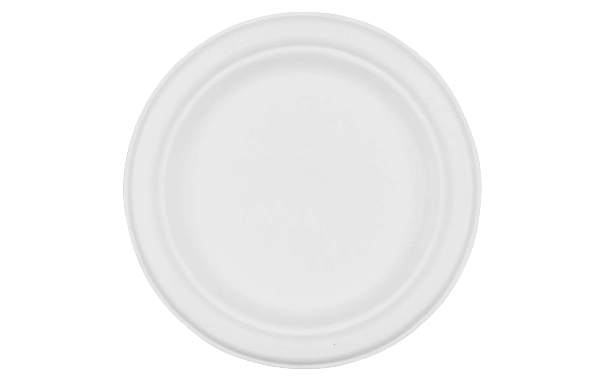 Furber. Furber Teller, Bagasse (Zuckerrohr), rund – Ø 17,5 cm – 50 Stk.