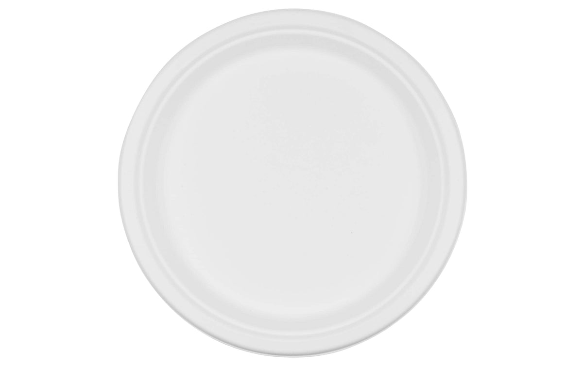Furber. Furber Teller, Bagasse (Zuckerrohr), Herzform – Ø 26 cm, Weiss – 50 Stk.