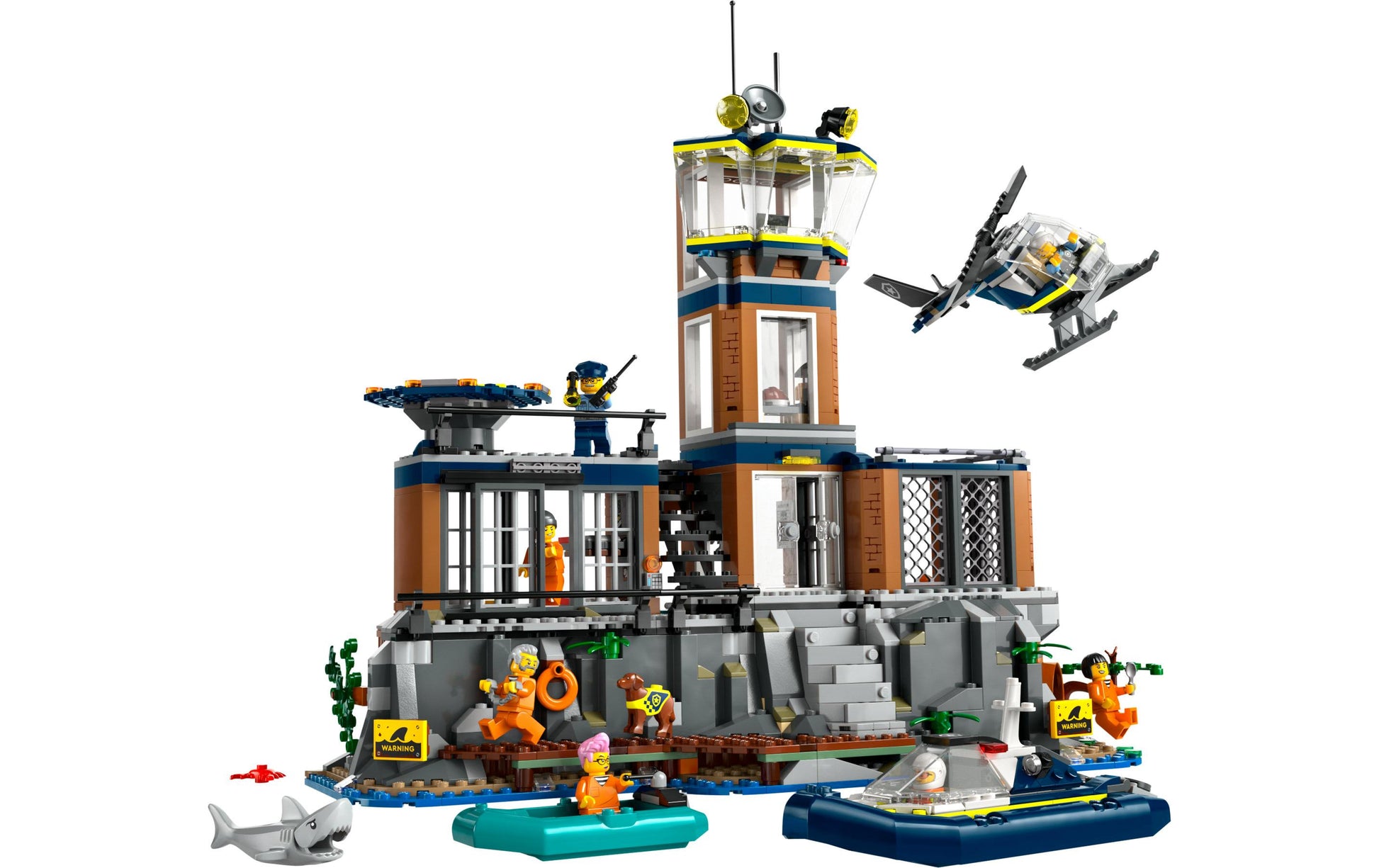 LEGO Bauset Polizeistation auf der Gefängnisinsel – City – 980 Teile – ab 7 Jahren