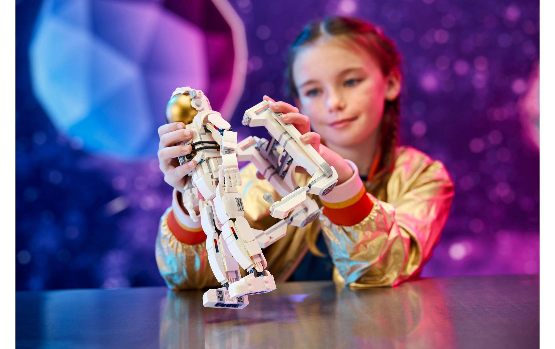 LEGO Creator 3in1 3D Puzzle Astronaut im Weltraum – 647-teilig – ab 9 J.