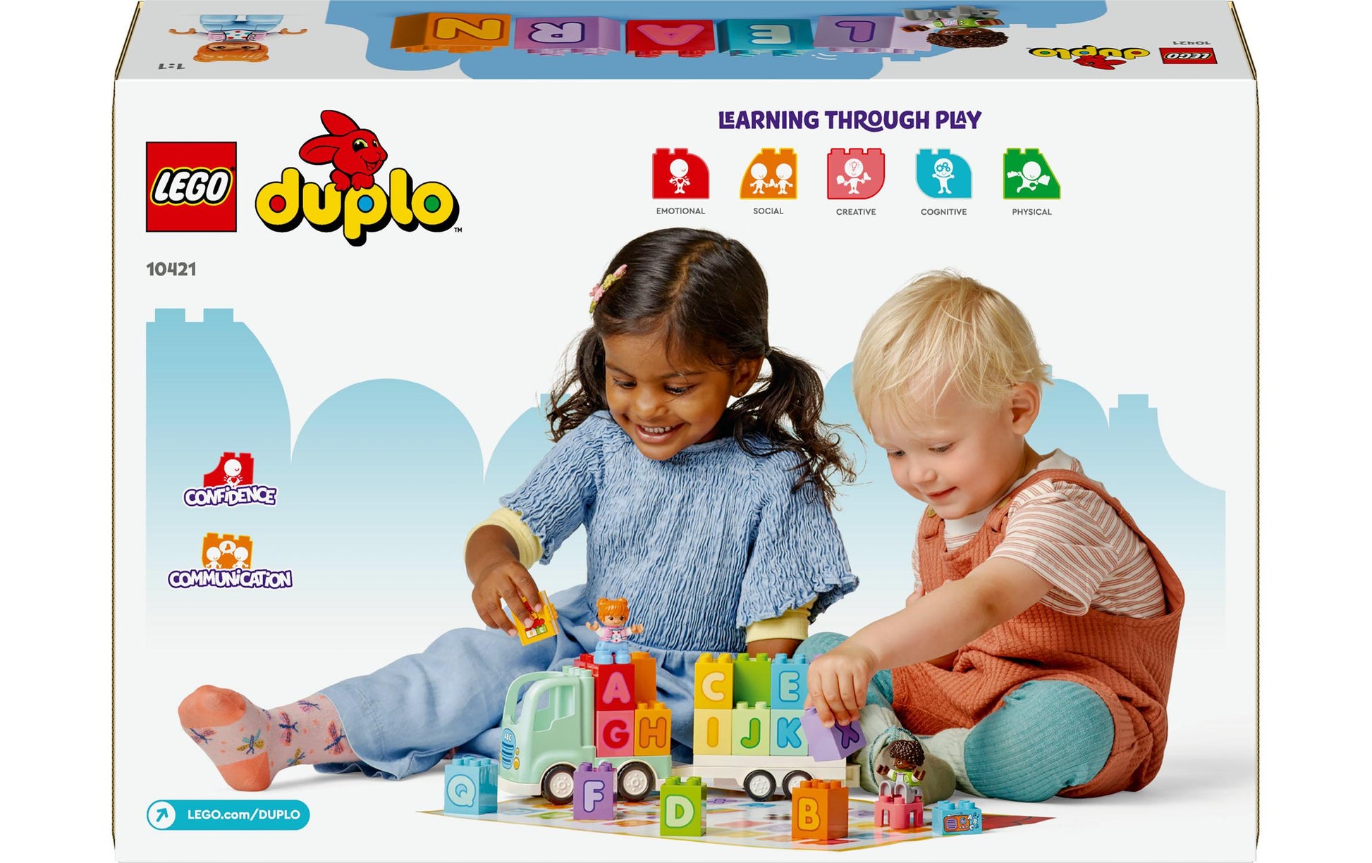 LEGO DUPLO ABC-Lastwagen Fahrzeug – 36-teilig – ab 2 Jahren