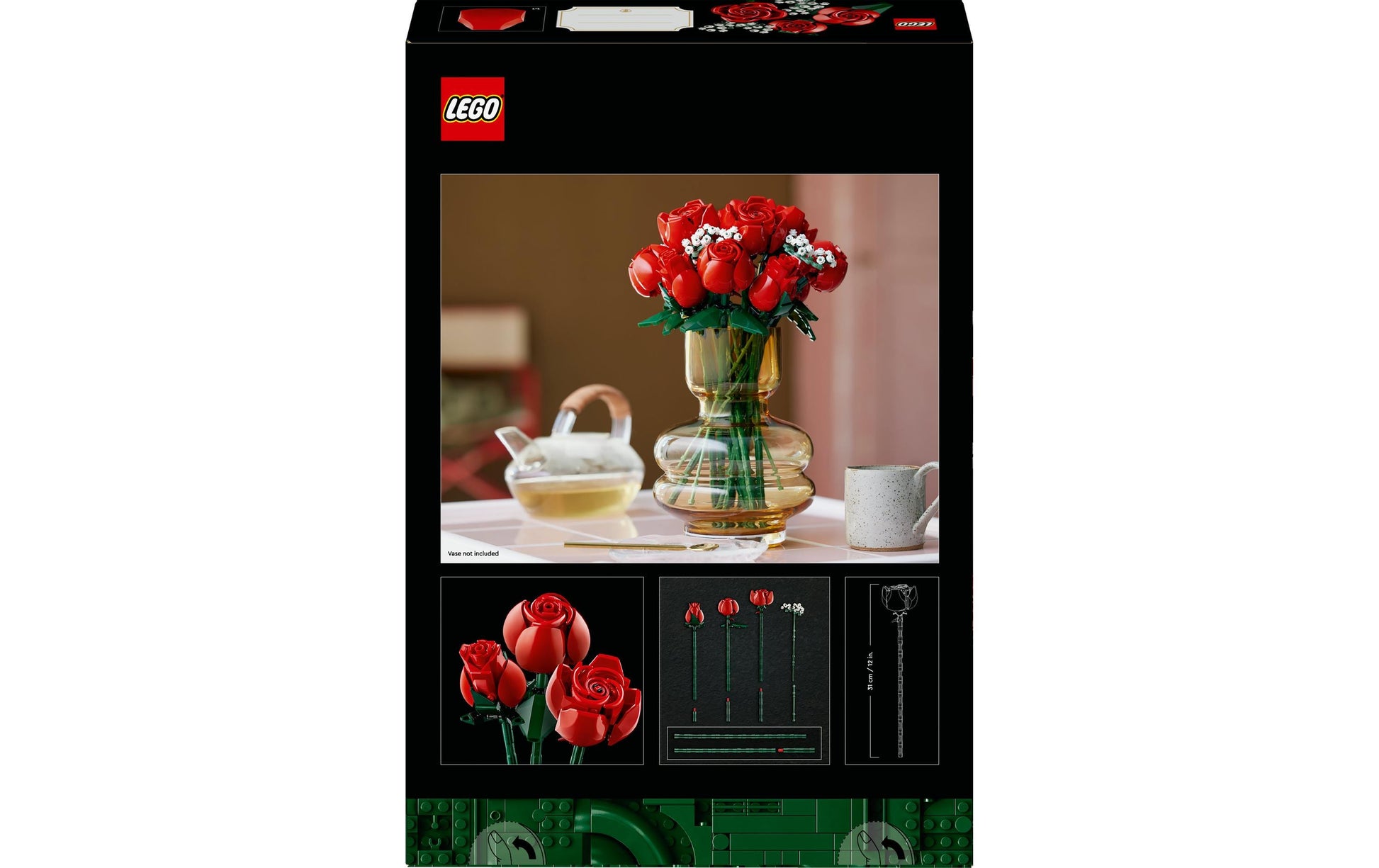 LEGO 3D Puzzle Rosenstrauss – 822 Teile – ab 18 Jahren