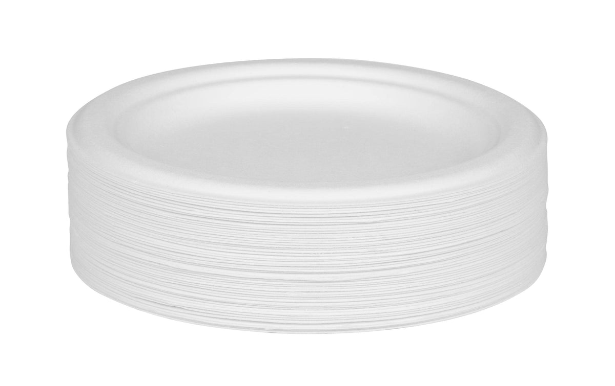 Furber. Furber Teller, Bagasse (Zuckerrohr), rund – Ø 17,5 cm – 50 Stk.