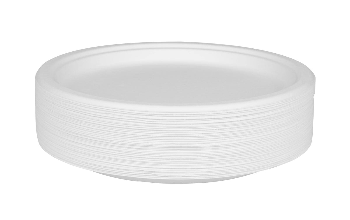 Furber. Furber Teller, Bagasse (Zuckerrohr), Herzform – Ø 26 cm, Weiss – 50 Stk.