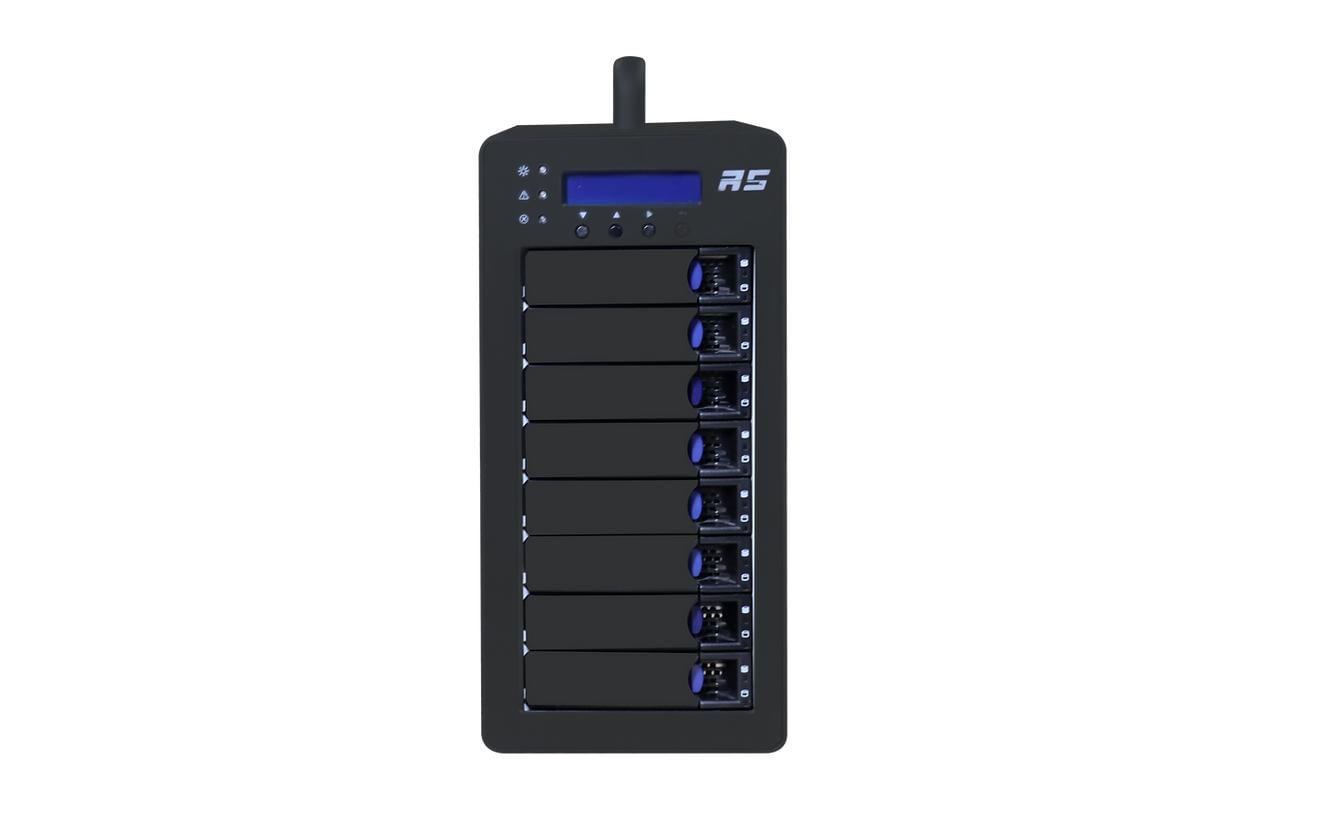 Highpoint RS6438TS – 8-Bay Tower Gehäuse – für 3,5" HDD/SSD, SATA, SFF-8644